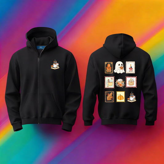 Cute Ghost | Heavy Zipper Hoodie