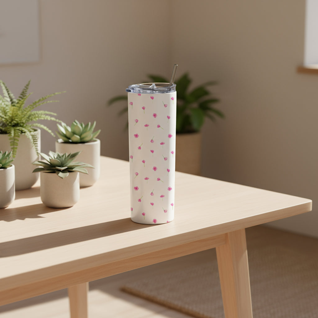 Floral Pink | Colorful Tumbler Bottle