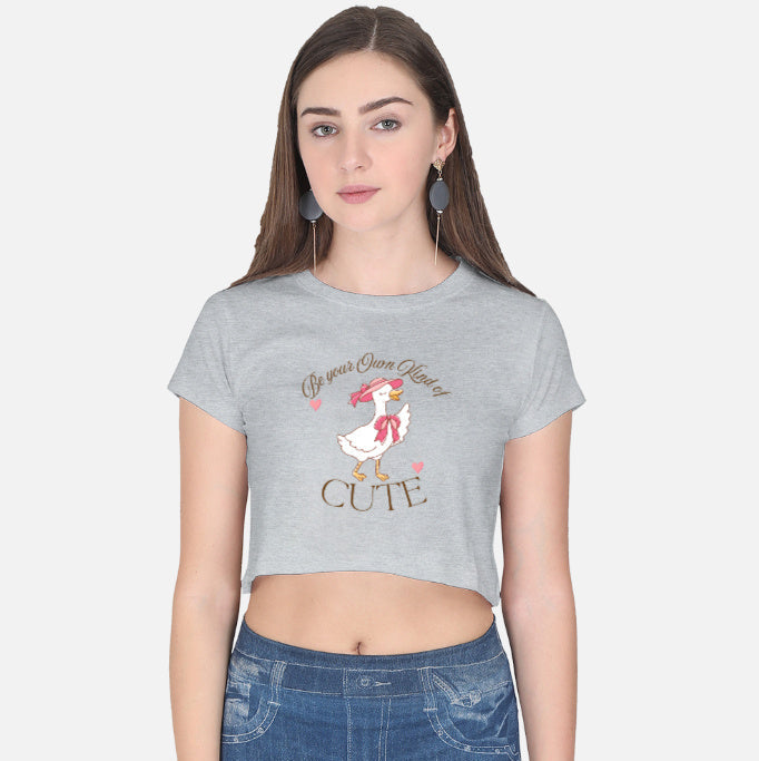 Cute Goose | Cotton Crop Top