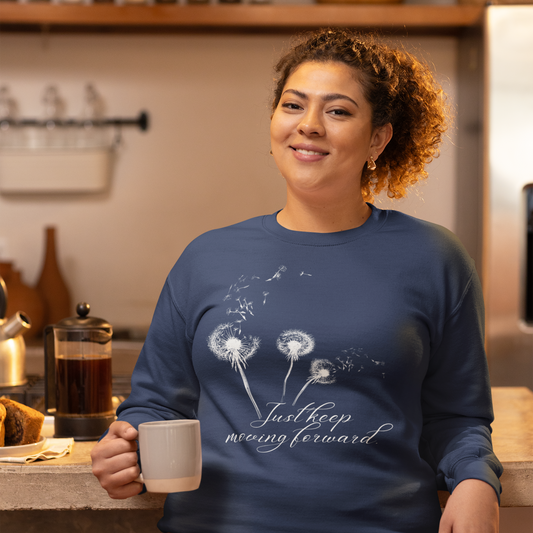 Keep Moving Forward | CozyBlend 100% Cotton Sweatshirt