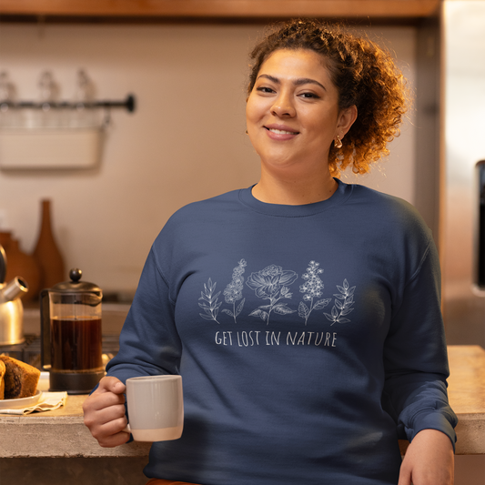 Nature Dark color | CozyBlend 100% Cotton Sweatshirt