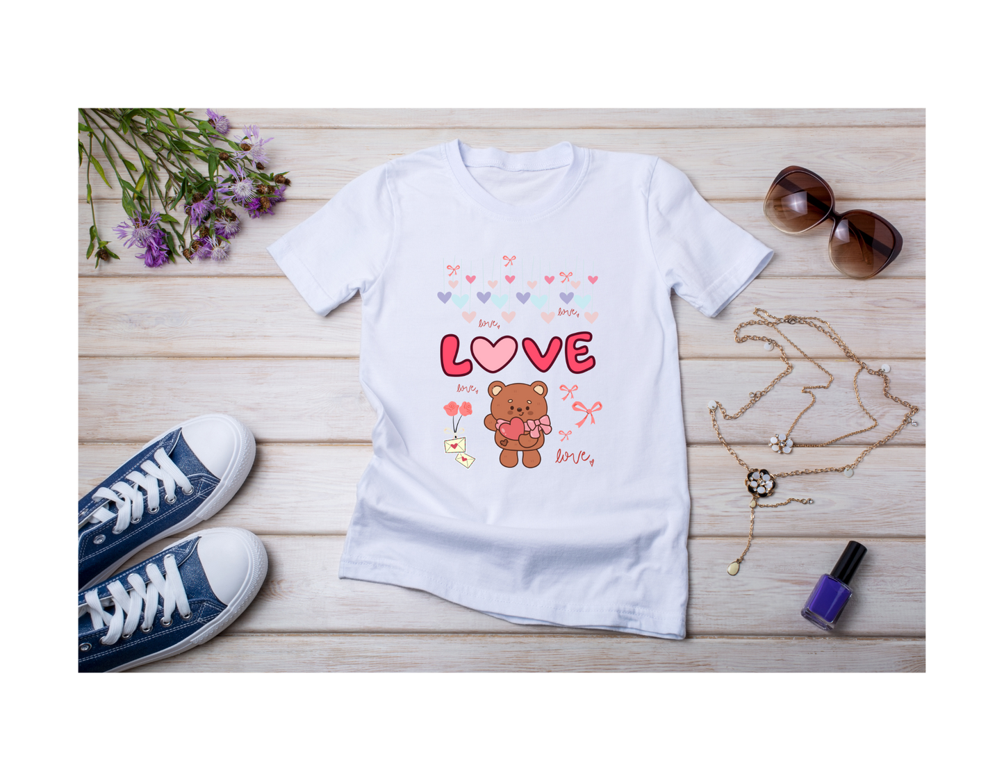 Love Cute Teddy | Unisex Soft Tee