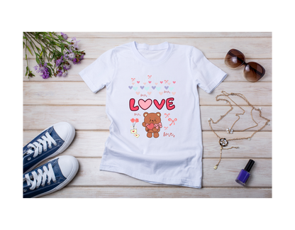 Love Cute Teddy | Unisex Soft Tee