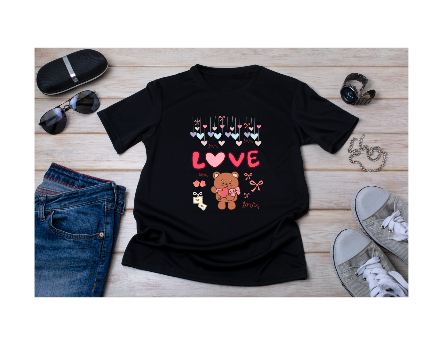 Love Cute Teddy | Unisex Soft Tee