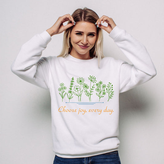 Choose Joy | CozyBlend 100% Cotton Sweatshirt