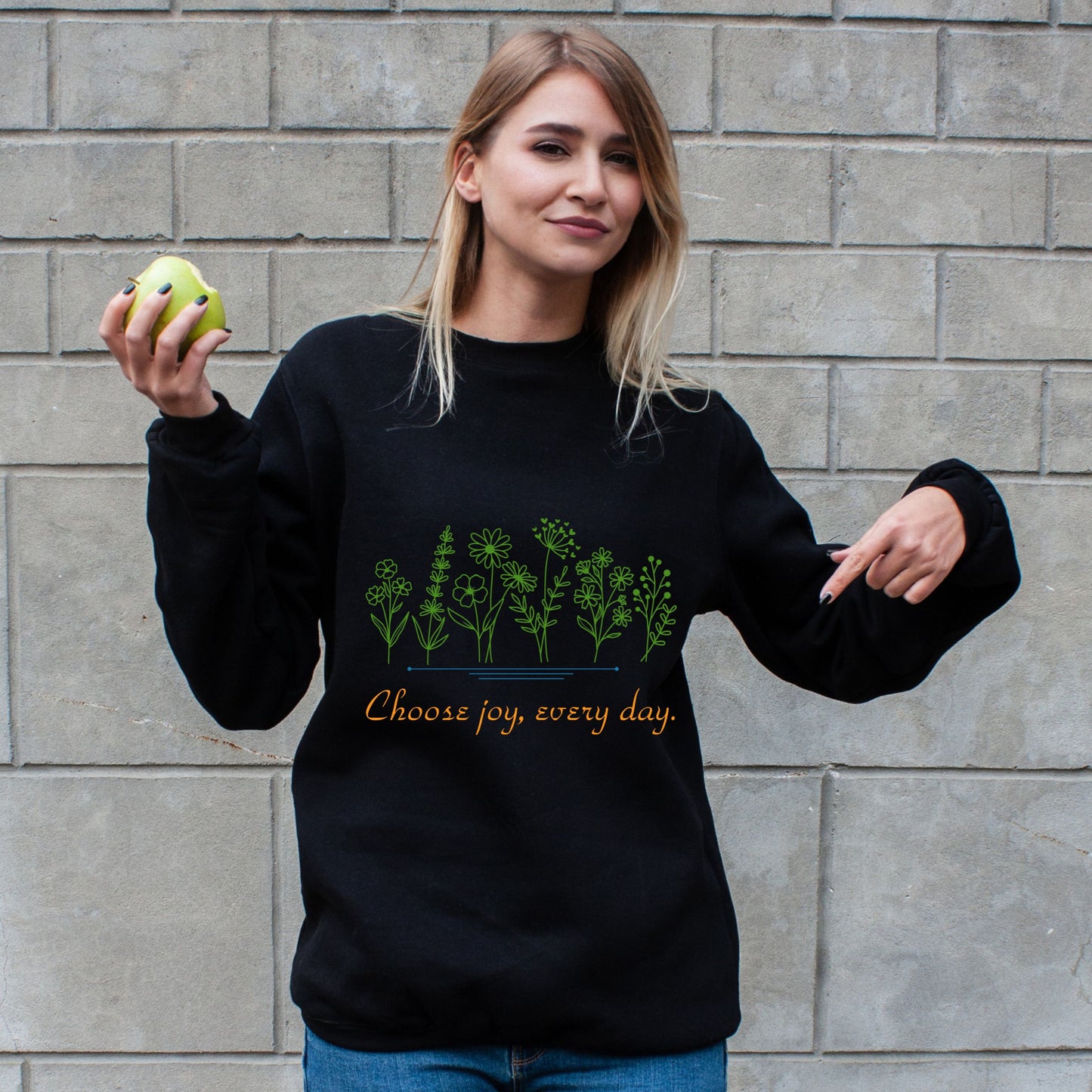Choose Joy | CozyBlend 100% Cotton Sweatshirt
