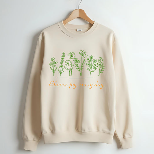 Choose Joy | CozyBlend 100% Cotton Sweatshirt