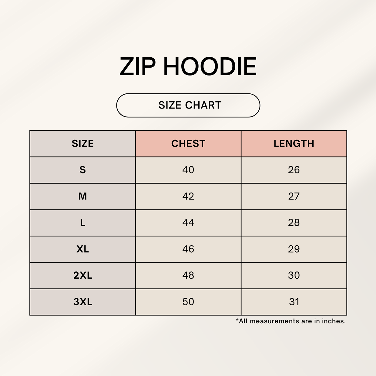 Color_Size Chart