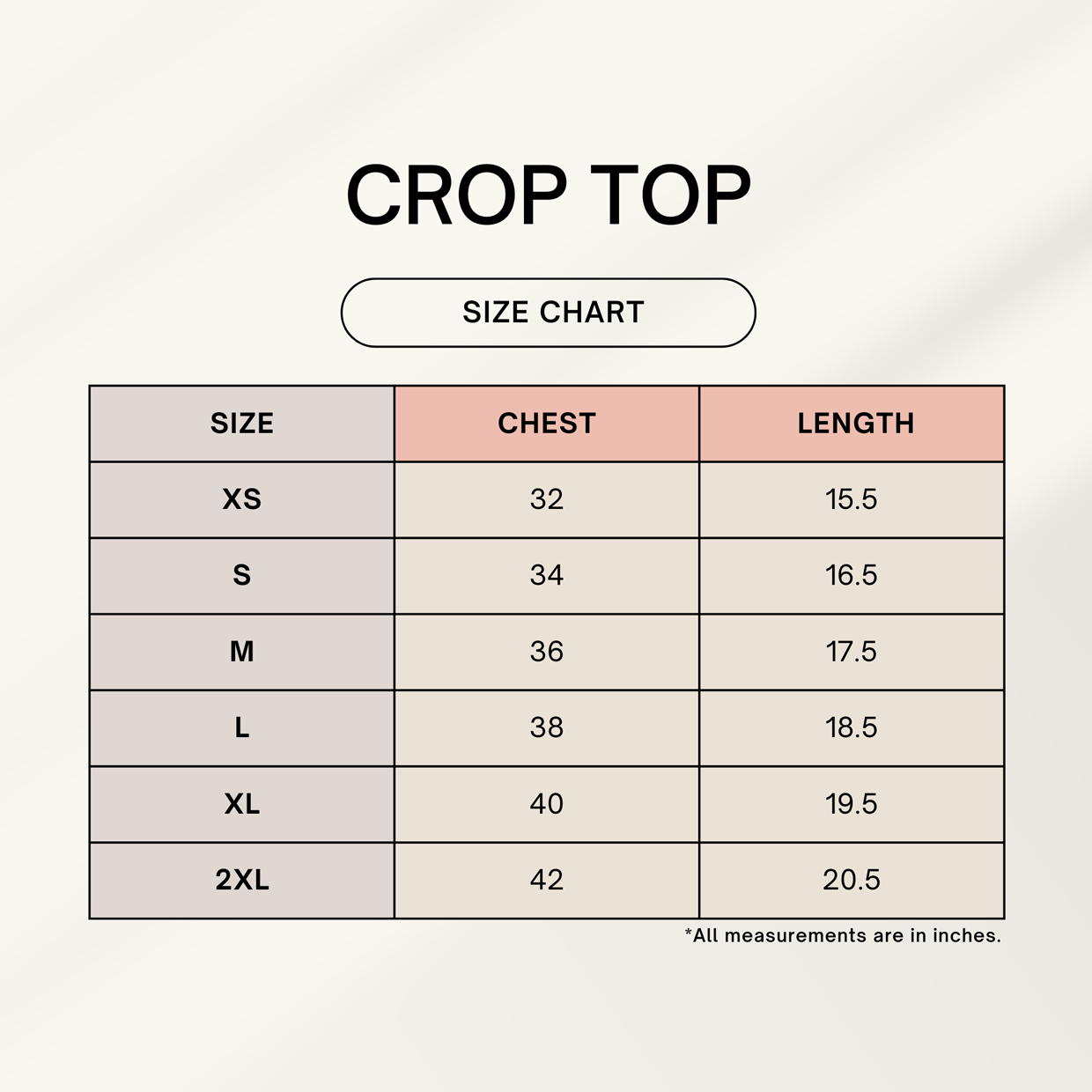 Color_Size Chart