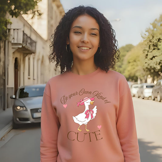Cute Goose | CozyBlend 100% Cotton Sweatshirt