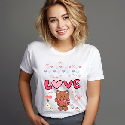 Love Cute Teddy | Unisex Soft Tee