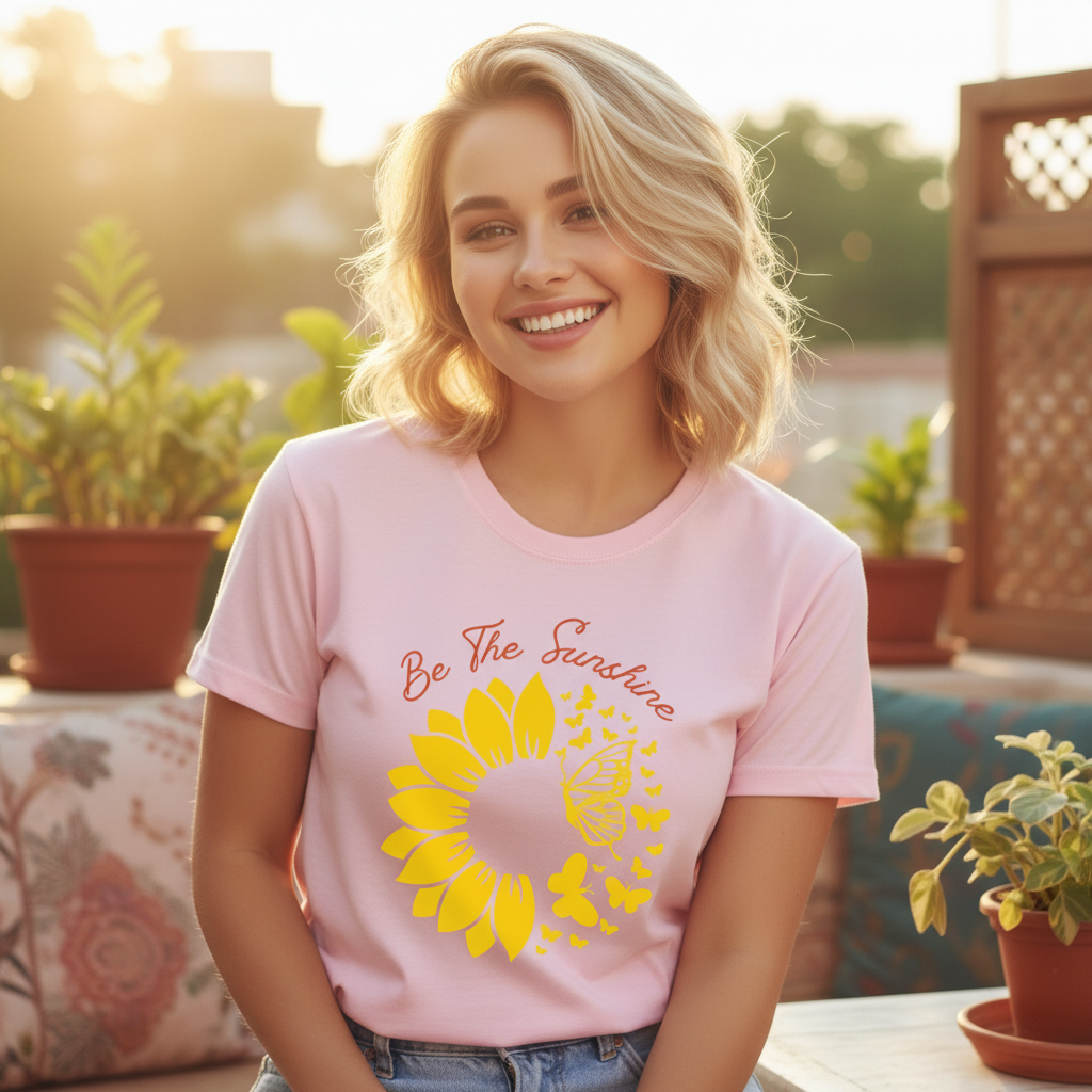 Be The Sunshine Light Pink