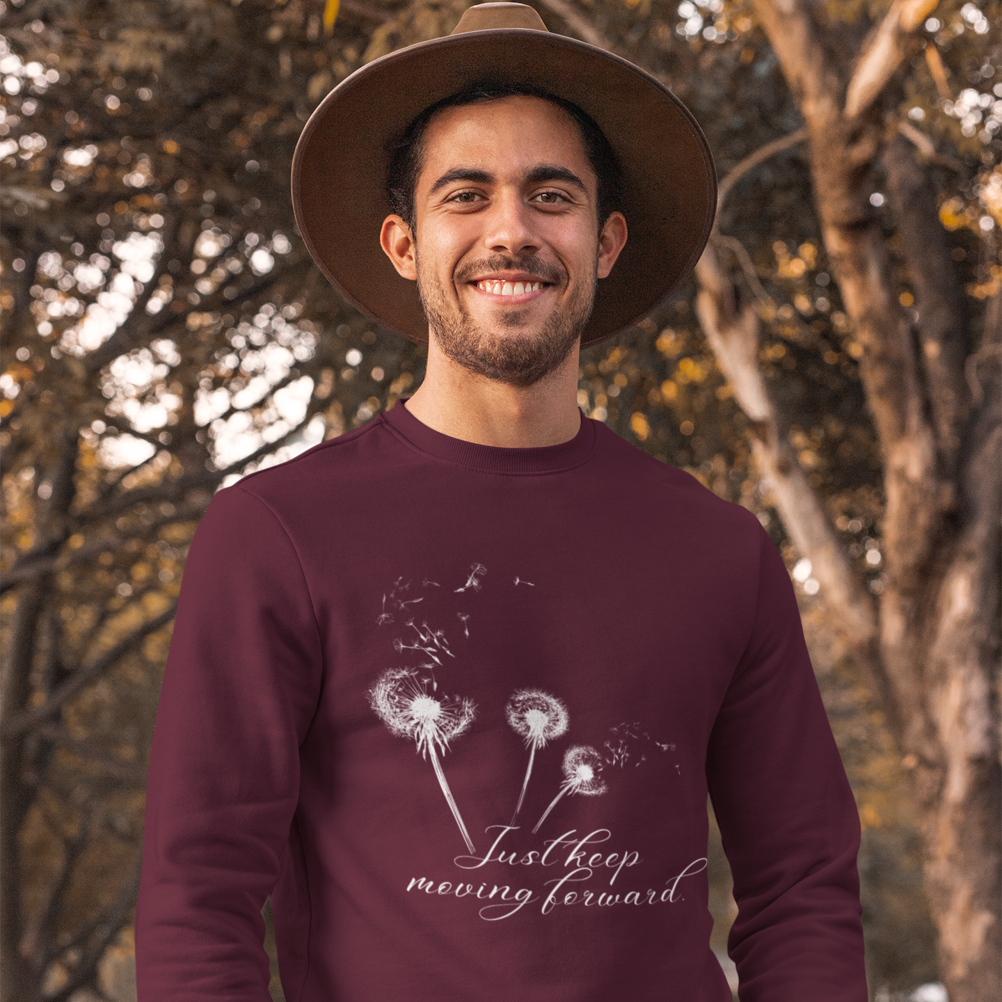 Keep Moving Forward | CozyBlend 100% Cotton Sweatshirt