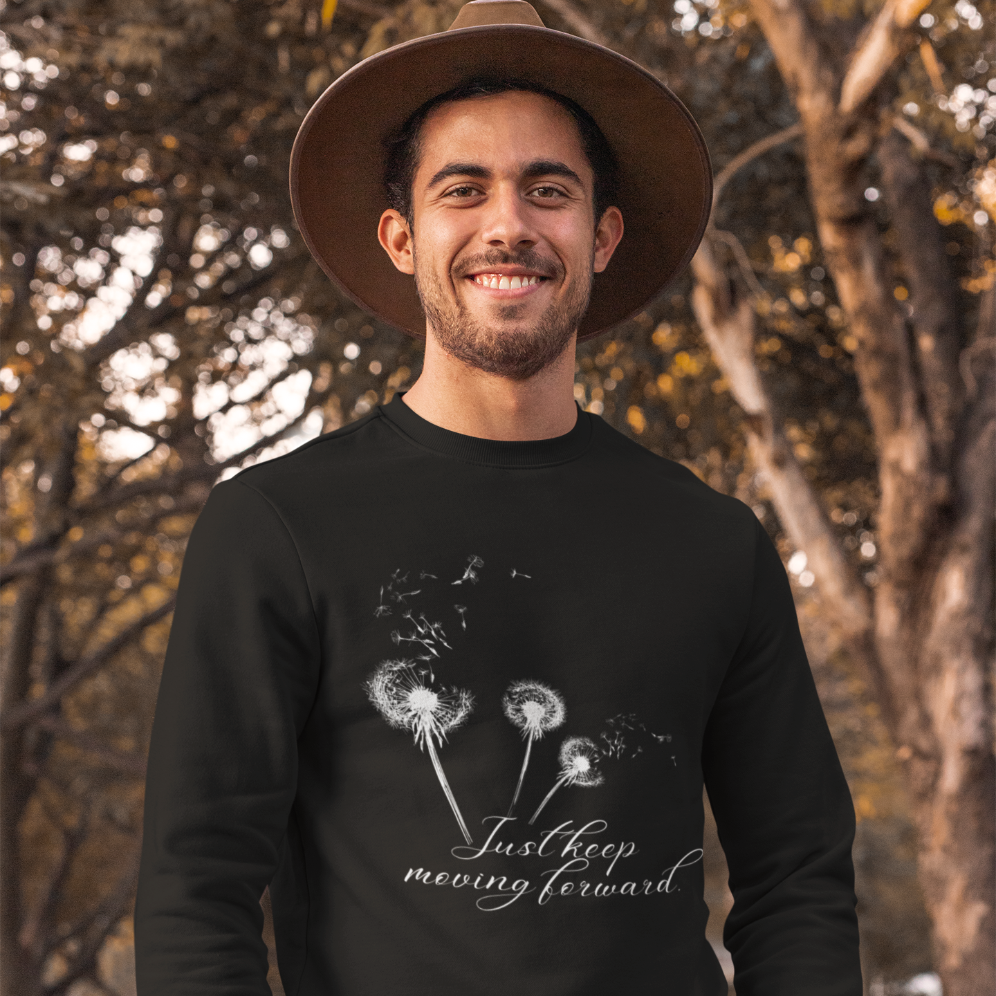 Keep Moving Forward | CozyBlend 100% Cotton Sweatshirt