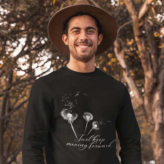 Keep Moving Forward | CozyBlend 100% Cotton Sweatshirt