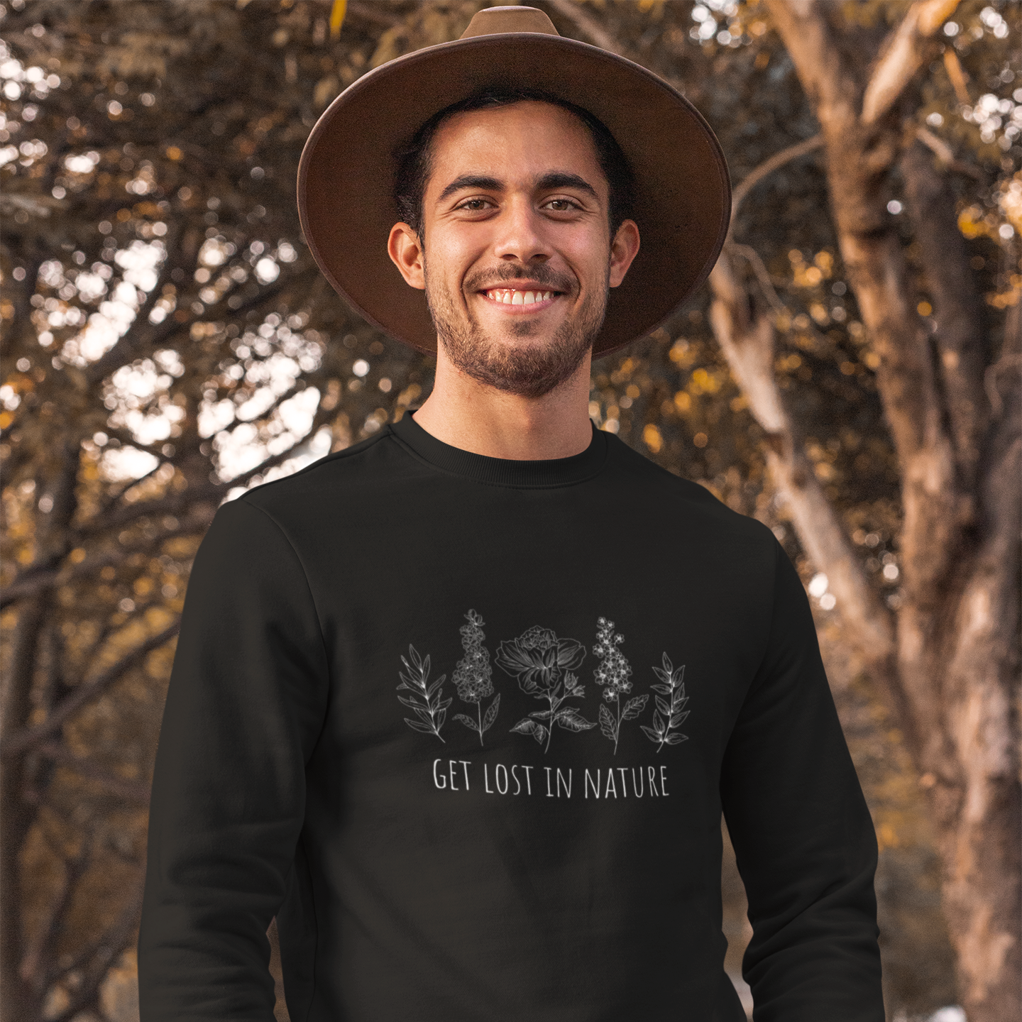 Nature Dark color | CozyBlend 100% Cotton Sweatshirt