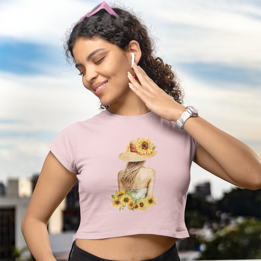 Sunshine Girl | Cotton Crop Top