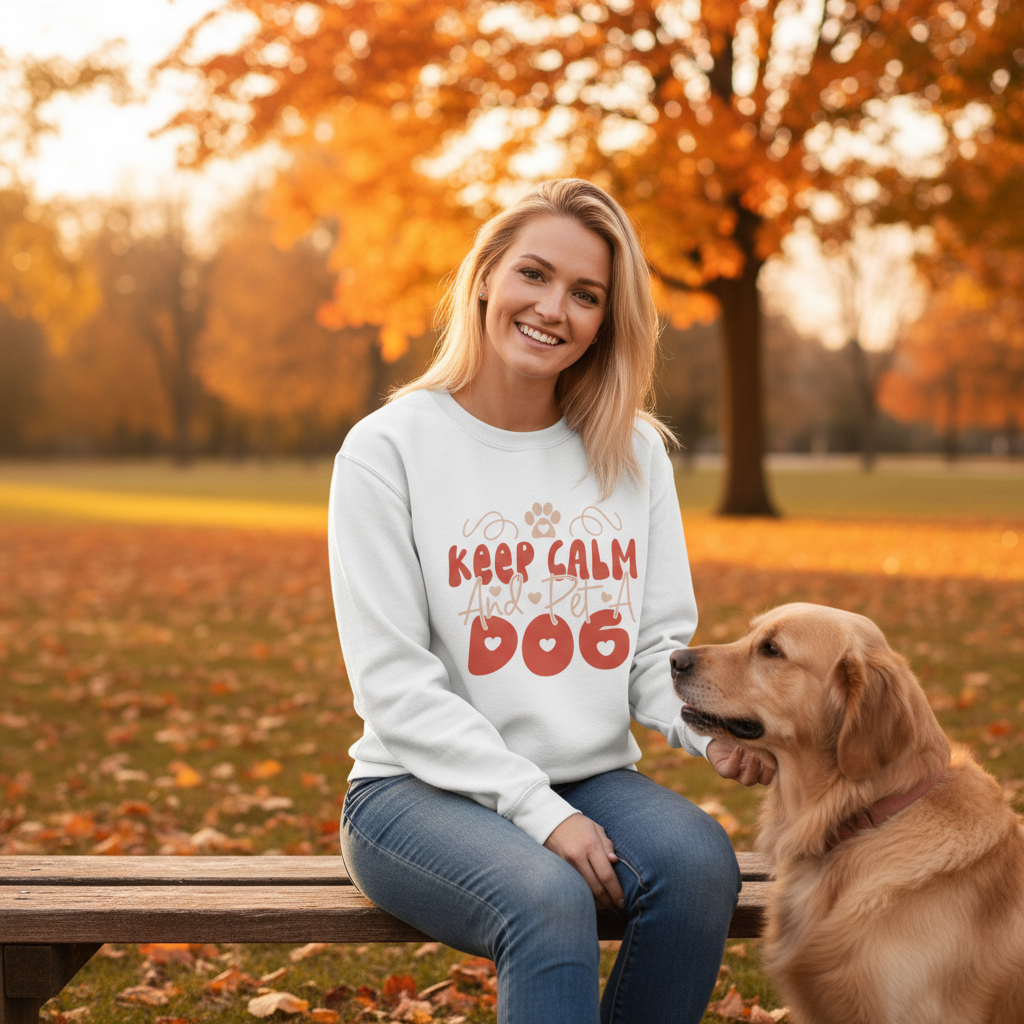 Dog Lover sweatshirt lifestyle