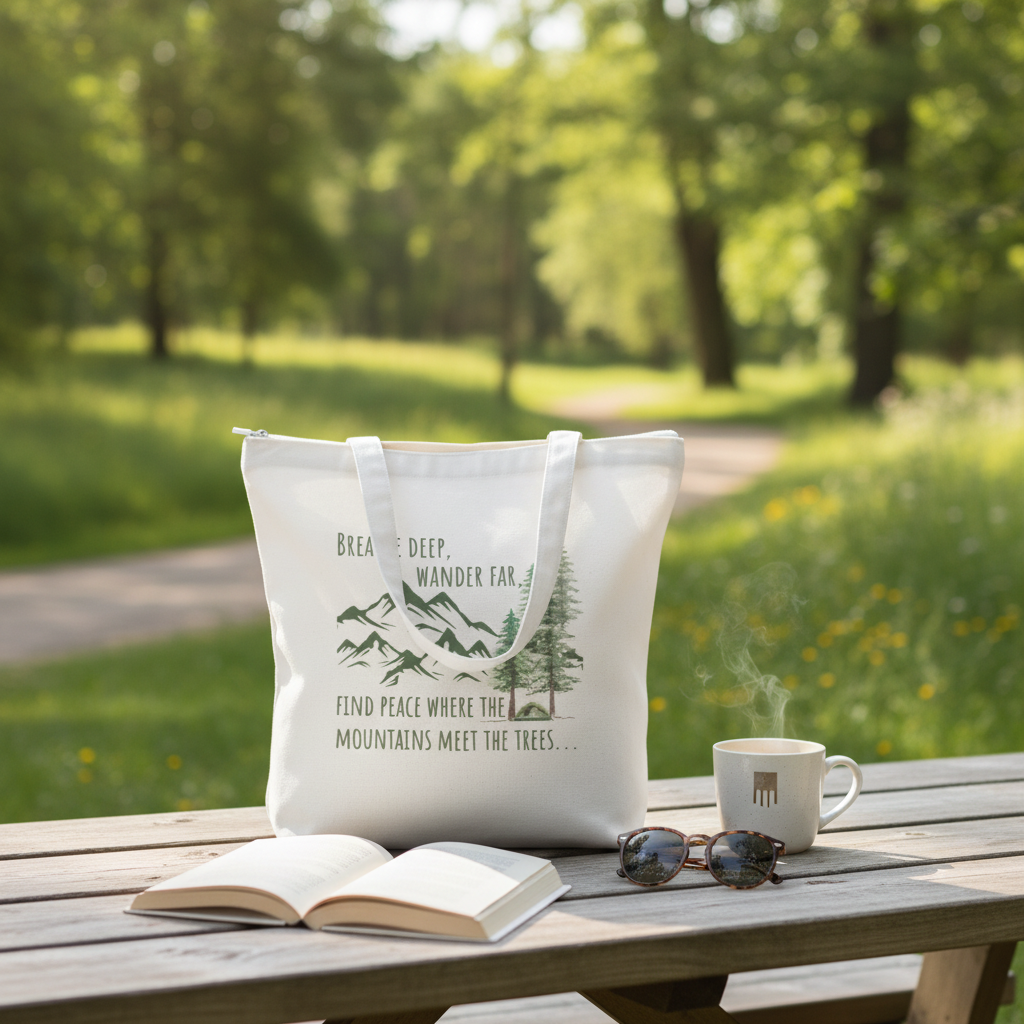Wild | Tote Bag with Zipper – Free Spirit Everyday Tote