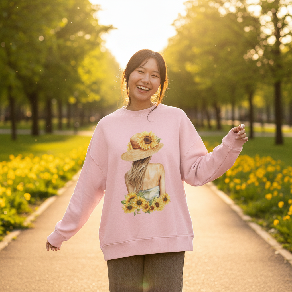 Sunshine Girl sweatshirt lifestyle