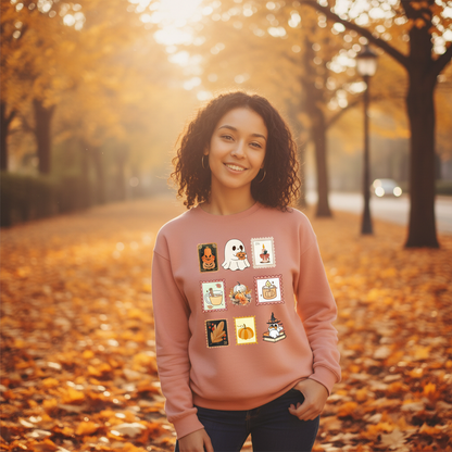 Spooky Fall sweatshirt lifestyle