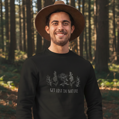 Nature Dark Color sweatshirt lifestyle