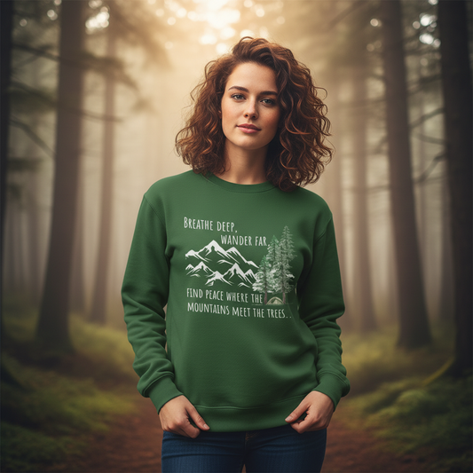 Wilderness sweatshirt lifestyle