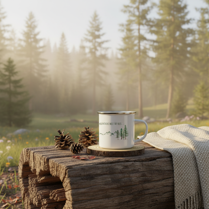 Pine Trees Mug rustic forest lifestyle